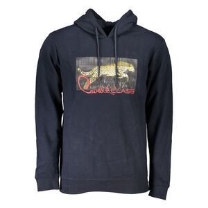 Cavalli Class Blue Cotton Men Men's Sweatshirt
